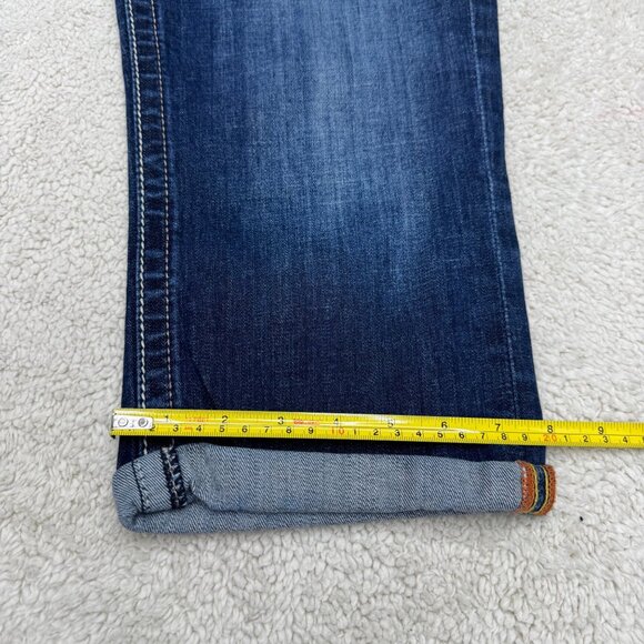 Rock Revival Rubella Easy Capri Blue Jean Women's Embellished Pocket, Size 31 - Picture 13 of 13